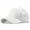White, variant on Ponytail Messy Bun Trucker Plain Baseball Visor Unisex Glitter Hat