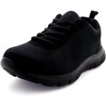 thumbnail image 1 of Womens Mesh Running Trainers Athletic Walk Gym Shoes Sport Run Black42, 1 of 4
