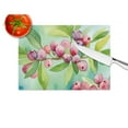 thumbnail image 3 of Connecticut Mountain Laurels in Watercolor Glass Cutting Board Large 12 in x 15 in, 3 of 5