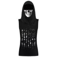 thumbnail image 1 of Cooling Women Disfraces Camiseta Cráneo Camiseta sin mangas con capucha con mascarilla Cráneo XL Sunnimix Camiseta sin mangas para mujer, 1 of 7