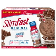 SlimFast® Original Creamy Milk Chocolate Meal Replacement Shakes 8-11 fl. oz. Bottles