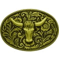 thumbnail image 1 of Moranse Religion Cross Cowboy Kneeling Prayer And Horse Design Belt Buckles, 1 of 5