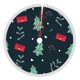 thumbnail image 1 of Faldas para árbol de Navidad de 48 pulgadas con texto "Merry Christmas", tapete para árbol de Navidad para vacaciones de invierno, falda para árbol de Navidad para decoraciones navideñas rústicas, 1 of 1