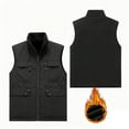 thumbnail image 2 of Paiwinds Men's Reversible Vest Fleece Lined Waterproof Multiple Pockets Comfort Fit Casual Wear Versatile Design for Outdoor and Daily Use, 2 of 9