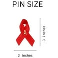 thumbnail image 3 of Satin Red Ribbon Pins Week Drug & Alcohol Prevention 1000 Packs Ribbons, 3 of 4