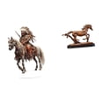thumbnail image 1 of Figura De Caballero A Caballo De Acrílico, Centro De Mesa, Adorno Artístico Coleccionable, Escultura Impermeable, Estatua Para Escritorio, Decoración Del Hogar, 1 of 8
