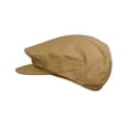 thumbnail image 3 of NYFASHION101 Men's Solid Color Cotton Elastic Buttoned Bill Newsboy Ivy Cap, Khaki, 3 of 4
