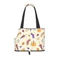 thumbnail image 4 of LNWH Autumn Foliage Umbrella Pumpkin Pattern Dog Carrier Bag, Pet Dog Carrier Purse Foldable Waterproof Pet Tote Bag for Cat and Small Dog, 4 of 8