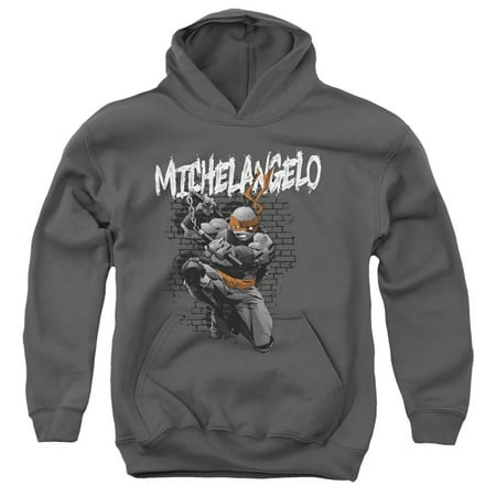 TMNT Teenage Mutant Ninja Turtles TMNT Michelangelo Unisex Youth Pull-Over Hoodie