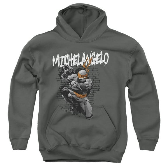 TMNT Teenage Mutant Ninja Turtles TMNT Michelangelo Unisex Youth Pull-Over Hoodie