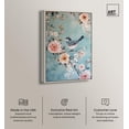 thumbnail image 2 of The Bird's Garden Canvas Vintage Animal Art by Art Remedy, Silver Frame, 16" x 24", 2 of 7
