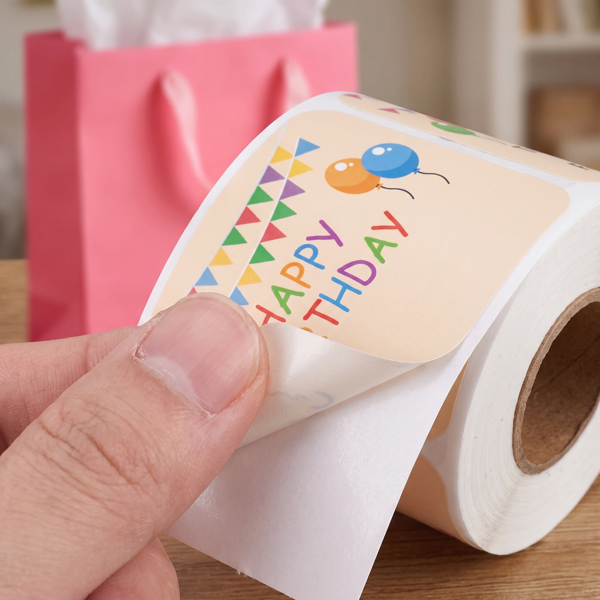 Unique Bargains Cartoon Gift Tags Stickers for Personalizing Presents 2" x 1.2" Multicolor