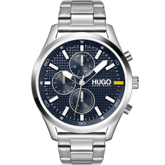 Hugo Boss Chase Men's Blue Dial Stainless Steel Quartz Watch 1530163
