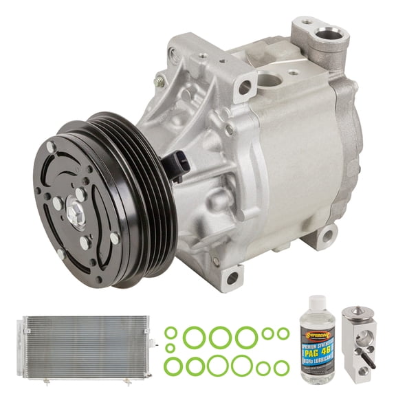 For Subaru Outback 2005-2009 A/C Kit w/ AC Compressor Condenser & Drier - BuyAutoParts