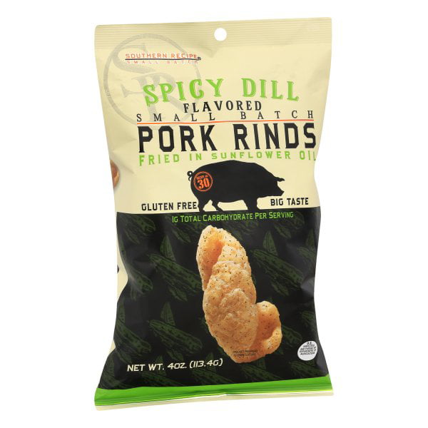 Southern Recipe Small Batch: Pork Rind Spicy Dill, 4 Oz - Walmart.com