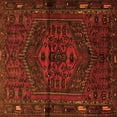 thumbnail image 1 of Ahgly Company Indoor Square Persian Orange Traditional Area Rugs, 5' Square, 1 of 1