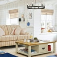 thumbnail image 6 of Golden Lighting Chatham 6-Light Chandelier in Gunmetal Bronze, 6 of 8