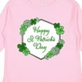 thumbnail image 4 of Inktastic Happy St. Patrick's Day Clovers Boys or Girls Long Sleeve Toddler T-Shirt, 4 of 5