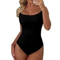 thumbnail image 2 of Bodysuit for Women Tummy Control Shapewear Seamless Sculpting Thong Body Shaper Tank Top, 2 of 6
