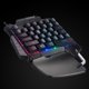 thumbnail image 3 of G92 Teclado para juegos con cable Teclado ergonómico de una sola mano con 35 teclas y retroiluminación, 3 of 9