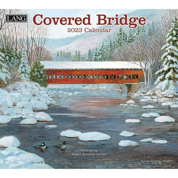 Covered Bridge 2023 Wall Calendar