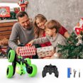 thumbnail image 5 of JoyStone RC Car Remote Control Stunt Car, 4WD Monster Truck Double Sided Rotating Tumbling - 2.4GHz High Speed Rock Crawler Car Vehicle Toys for Boys, Green, 5 of 10