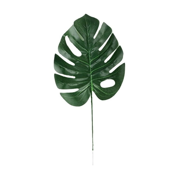 1Pc Artificial Palm Leaves, Monstera Faux Plants, Tropical Party Decor, Palm Tree Leaves, Hawaiian Decorations, Silk Greenery Stems, Jungle Theme Table Decor for Beach Tropical Theme Home Decoration