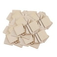 thumbnail image 2 of Unfinished Wood Pieces Rectangle100 Pieces / Square , Rustic Natural Wood Household Practices , 34x34mm, 2 of 8