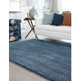 thumbnail image 3 of Rugs.com Jill Zarin Shaggy Chic Collection Rug – 9' 10 x 14' Blueberry Blue Shag Rug Perfect For Living Rooms, Large Dining Rooms, Open Floorplans, 3 of 9