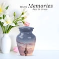 thumbnail image 4 of Eiffel Tower Small Urns For Human Ashes Keepsake, Clouds Mini Urns For Human Ashes Adult For Mom, Blue Cremation Urn For Adults Male And Female, Little Urn For Man And Woman, 3 Inch, 4 of 7