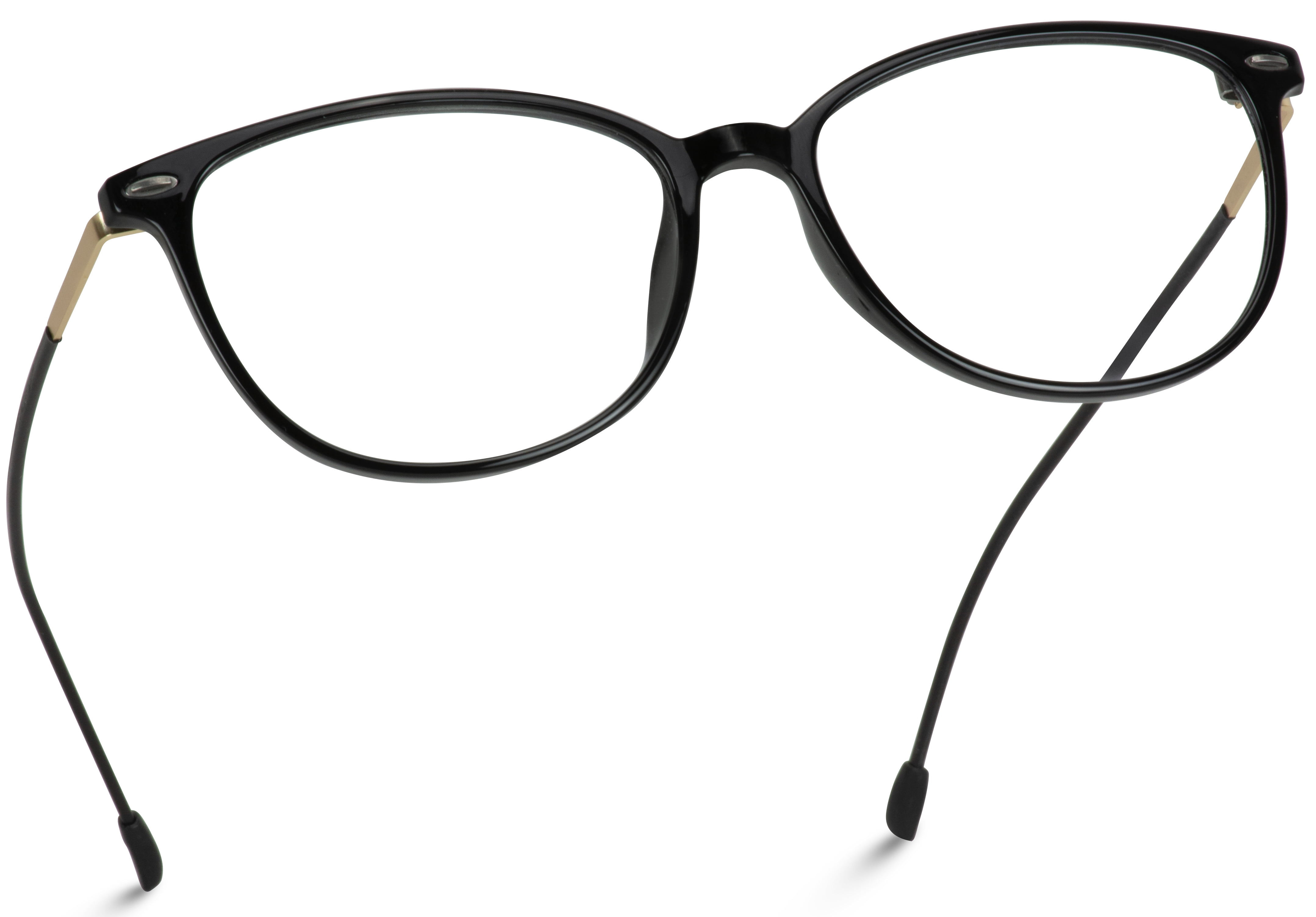 Non-Prescription Men Women Rectangular Slim Smart looking Eye-Glasses Clear Lens 