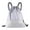 White, variant on Drawstring Backpack,Water Resistant String Bag, Sports Sackpack Gym Sack for Men Women Travel Storage Use,Black