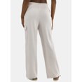 thumbnail image 3 of Avia Women’s and Women's Plus Corded Ribbed Seamed Wide-Leg Pants, Sizes XS-4X, 3 of 5