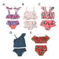 thumbnail image 3 of URMAGIC Toddler Baby Girls Swimsuit Bathing Suit Two Piece Summer Bikini 1-6 Years, 3 of 9