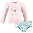 thumbnail image 2 of Ensemble de Maillot Dermoprotecteur de Natation Uni, Sirène dans l'Esprit, 4 Ans, 2 of 3