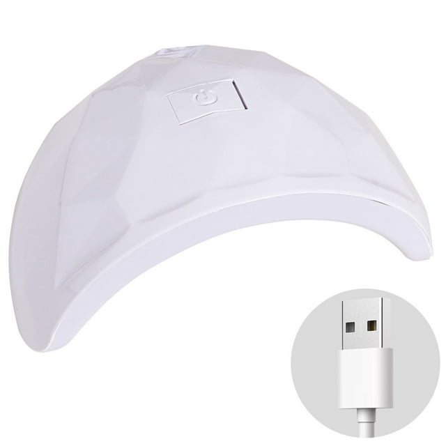 54W Portable Nail Care Lamp High Power Machine with Digital Display for Fingernails and Toenails White