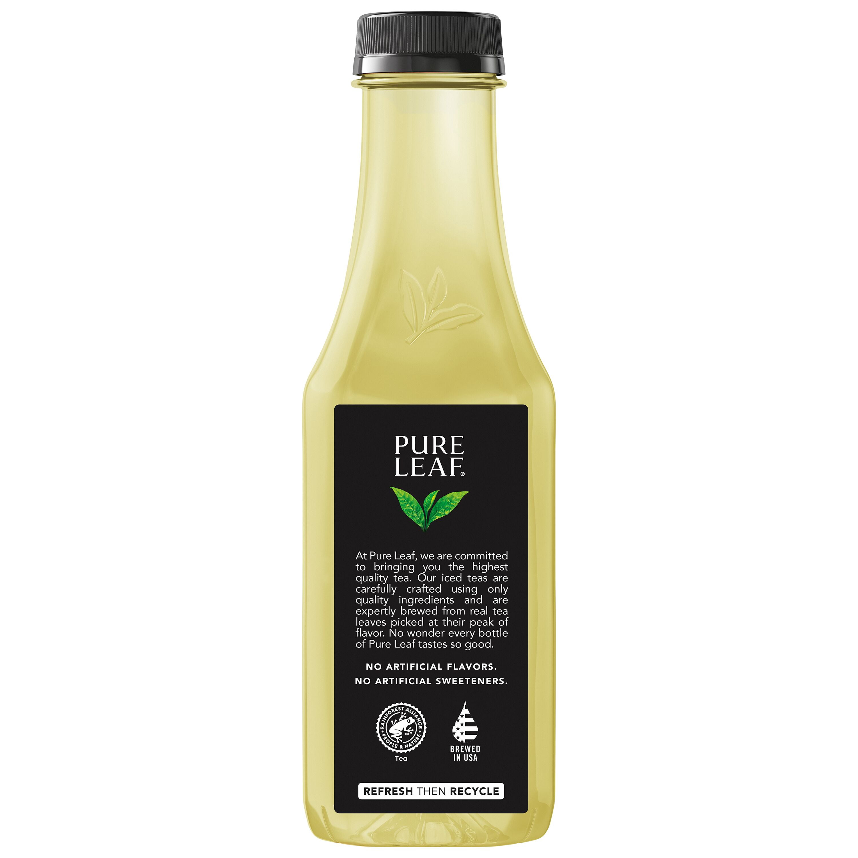 Lipton Pure Leaf Honey Green Tea Iced Tea, Bottled Tea Drink, 18.5 fl oz, Bottle