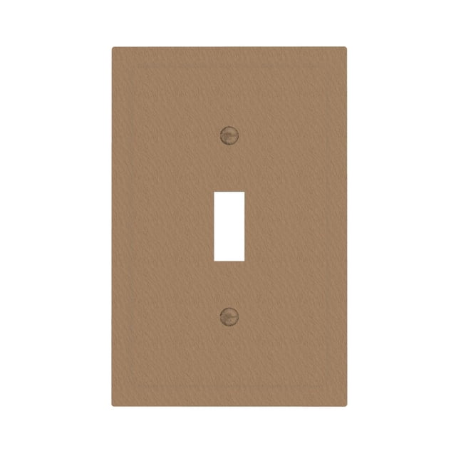 Tapa decorativa para interruptor de luz Oilbiexn, taupe cálido, 1 unidad