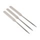 thumbnail image 1 of 3Pcs Nail Art Mixing Spatulas and Spoons Set Stainless Steel Nail Art Tools for Home Salon Use, 1 of 4