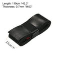 thumbnail image 3 of Unique Bargains 43.3' Non-Slip PU Tennis Racket Overgrip Tape Wraps with Hole Black 12 Pack, 3 of 7
