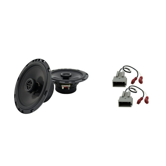 Harmony Master High Efficient Adjustable Car Speakers with Harmony Audio, PP Black, 6-1/2"