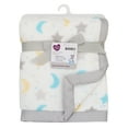 thumbnail image 5 of Parent's Choice Deluxe Plush Reversible Blanket Unisex Stars, 5 of 7