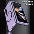 thumbnail image 5 of Compatible Samsung Galaxy Z Fold 5 Case Magnetic Wireless Charging,Ultra Slim & Lightweight Protective Case for Samsung Z Fold 5 Phone Case Thin,Samsung Galaxy Fold 5 Phone Case for Women Purple, 5 of 13