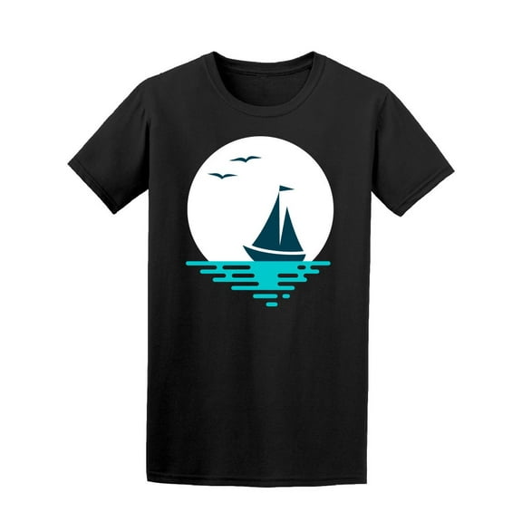 Sailing Yacht T-Shirt Men -Image by Shutterstock, Male x-Large