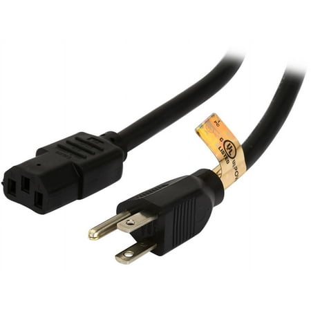 UPC: 0037332182531 | Tripp Lite Model P007-003 3 ft. Heavy-Duty Computer Power Cord 14AWG 15A (NEMA 5-15P to IEC-320-C13)