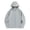 Gray, variant on Mens Wide Visor Hooded Sun Protection Jacket Full Zip Long Sleeve Loose Solid Color Cut Packable Fast Dry Windproof Outerwear For Beach Camping Hiking Summer Daily Travel Attire