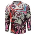 thumbnail image 3 of Maillot de ciclismo de descenso para hombre, manga larga, que absorbe la humedad, camiseta de carreras de bicicleta de montaña, 3 of 5