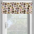 thumbnail image 4 of Ambesonne Colorful Valance & Curtain, Coffee Cups Cookies, 55"x24", Multicolor, 4 of 6