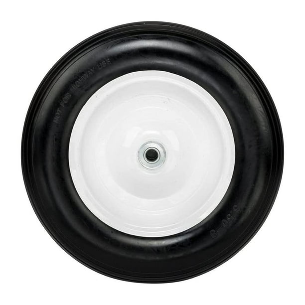 Flat free wheelbarrow tire 3 50 8 13 inch wheelbarrow wheel with 3 4