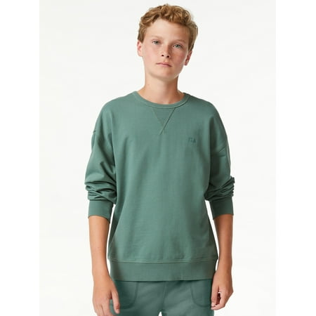 Free Assembly Boys Vintage Terry Crewneck, Sizes 4-18